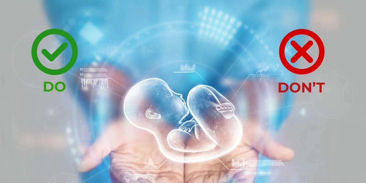 dos and donts of IVF